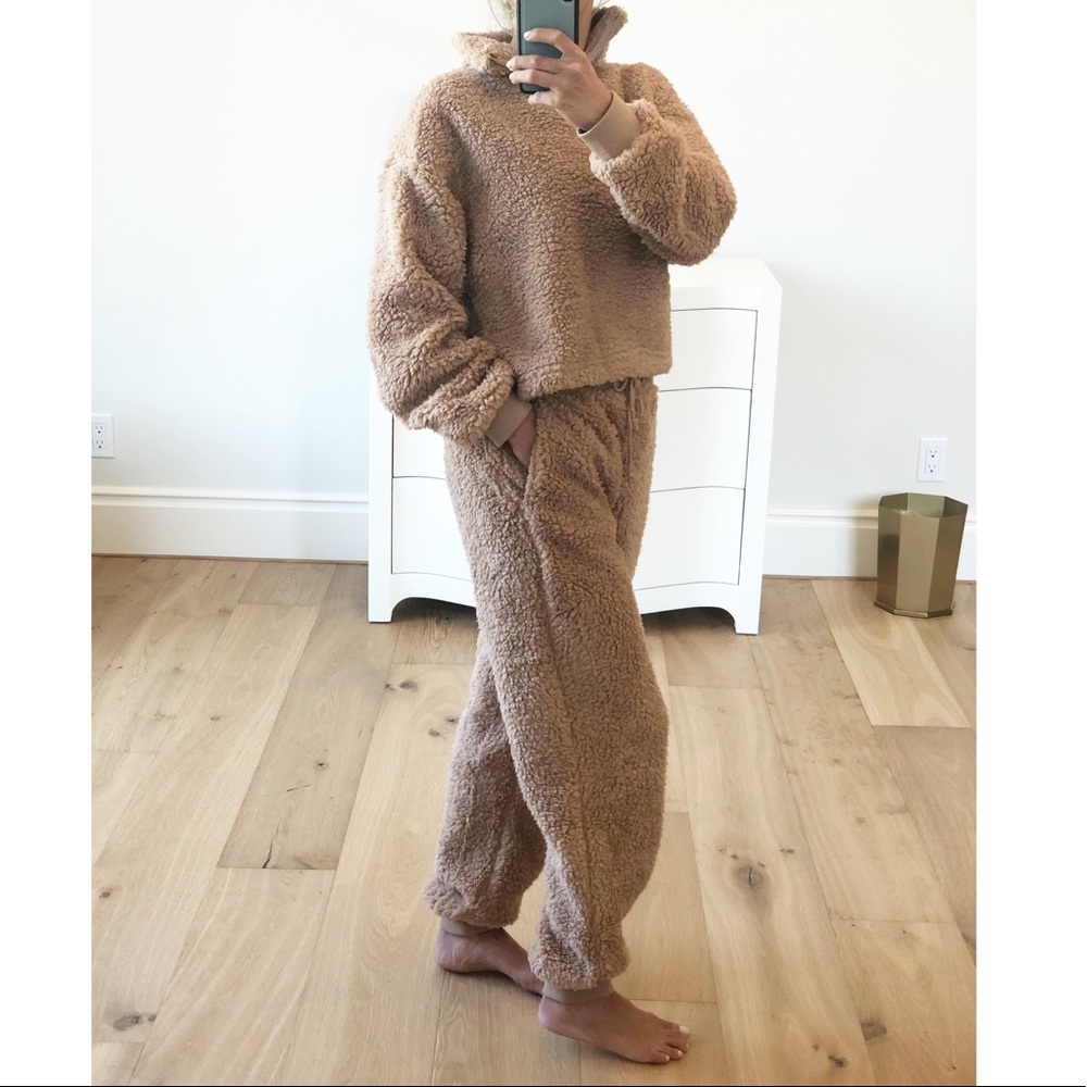 BIG BEAR Teddy Sherpa Top & Pants Set XL - Picture 4 of 8